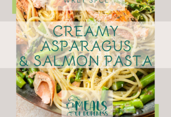 *WKLY SPCL* creamy salmon & asparagus pasta