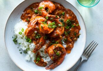 cuban creole shrimp over rice