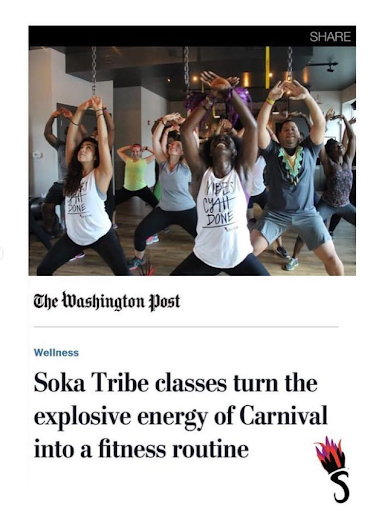 Diverse Group of People perform Soka Tribe Dances on the Front of a Washington Post Article