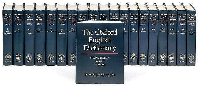 Oxford English Dictionary Set