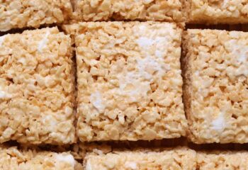 browned butter jumbo rice krispy treat