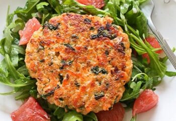 (bulk) kale quinoa salmon patties