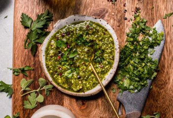 house-made chimmichuri sauce